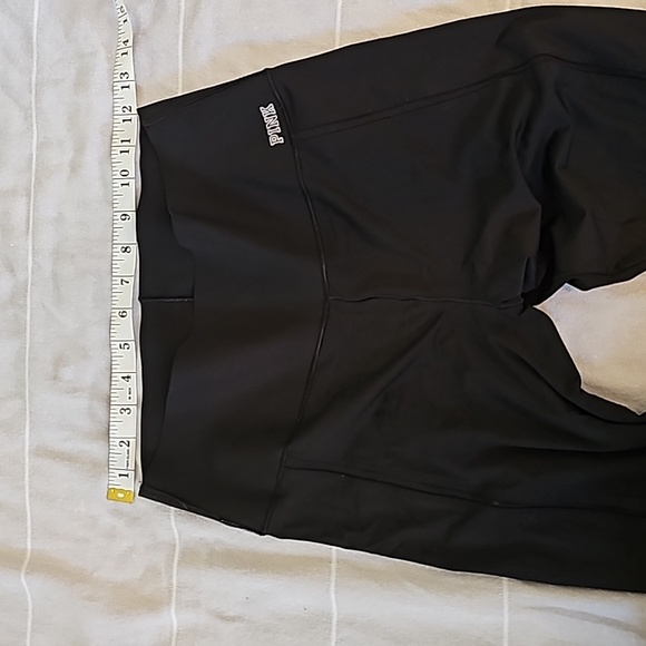 STUNNING VS PINK BONDED HIGH WAISTED LEGGINGS WITH MESH - Picture 5 of 11